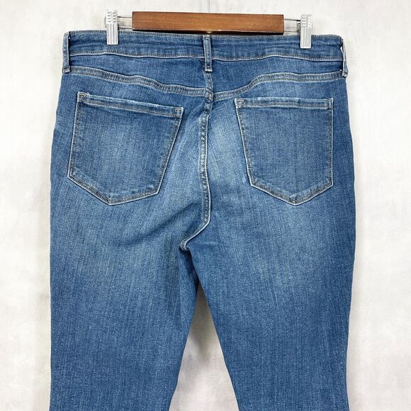 Old Navy Womens Jeans Size 12 Short High Rise Rockstar Super Skinny Distressed - Picture 4 of 11